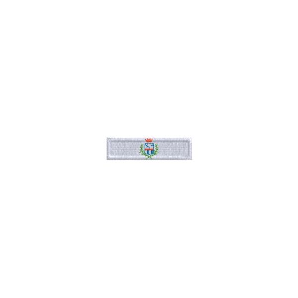 Patch nastrino ricamato con stemma  alloro Cod.20131107_C
