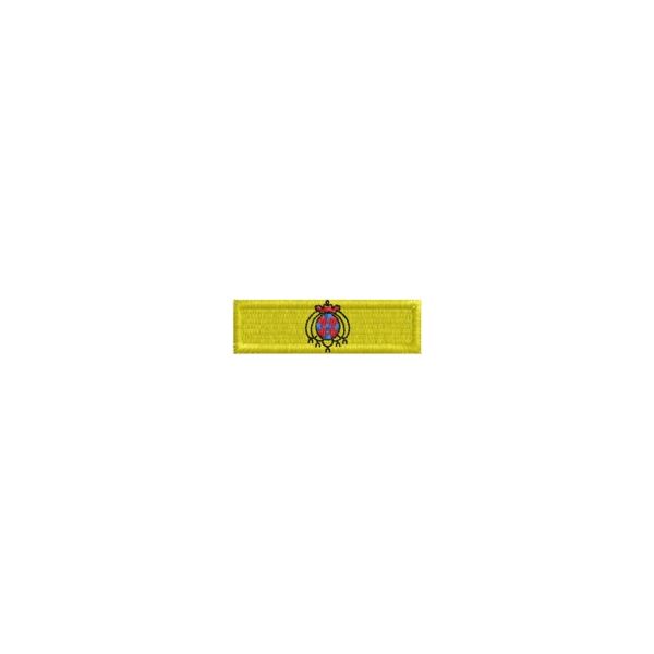 Patch nastrino ricamato con stemma  Cod.20131108_C