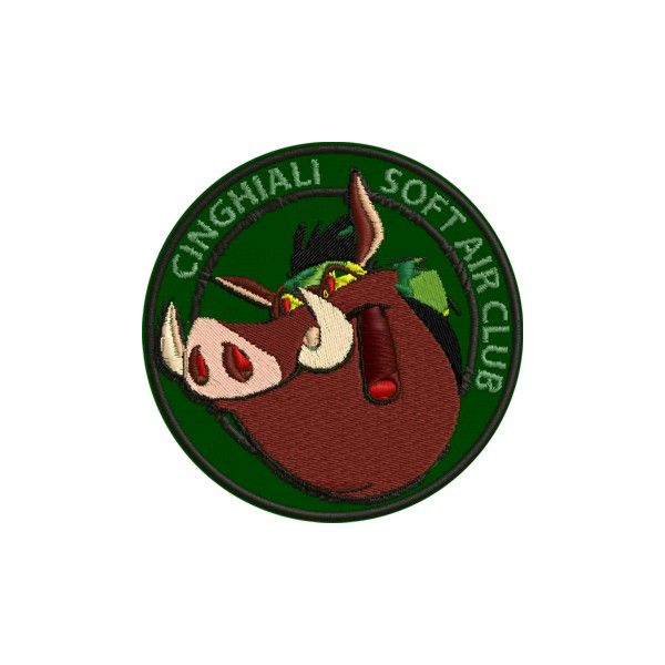 Patch pers. CINGHIALI SOFTAIR Club cod. 20131122_A