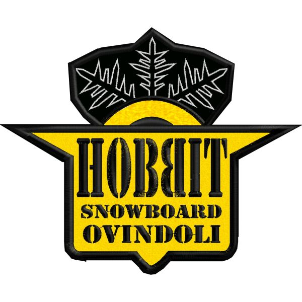 Patch su base 25 cm. HOBBIT Sbowboard Cod.20131204_A