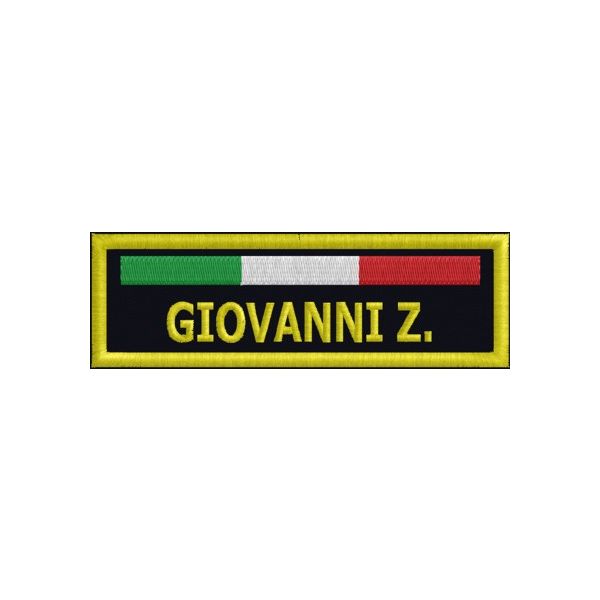 Etichetta (GIOVANNI Z.) personalizzata Cod.20140103_B