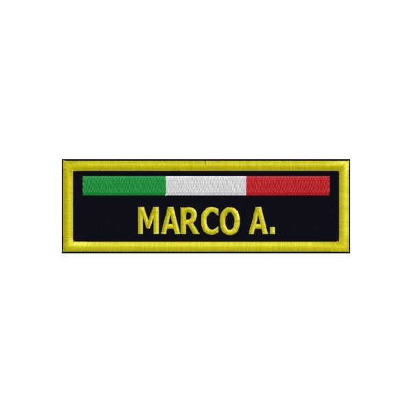 Etichetta (MARCO A.) personalizzata Cod.20140103_C