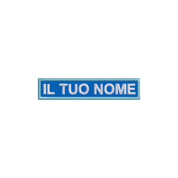 Patch (IL TUO NOME) personalizzato cod. 20140112_E