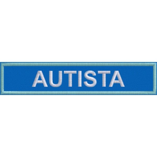 Patch (AUTISTA) ricamato da 24 cm. cod. 20140118_B