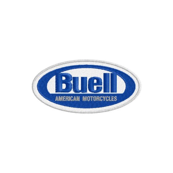 Patch da petto  10 cm. Logo BUELL Motorcycle Cod.20140130_B
