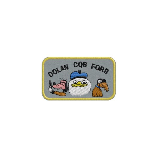 Patch ricamato DOLAN CQB FORS Cod.20140131_A