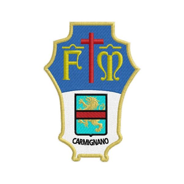 Patch ricamato Associazione Misericordia CARMIGNANO Cod.20140202
