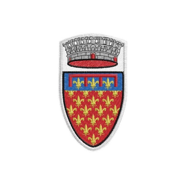 Patch ricamato Stemma comune di Prato Cod.20140220_A