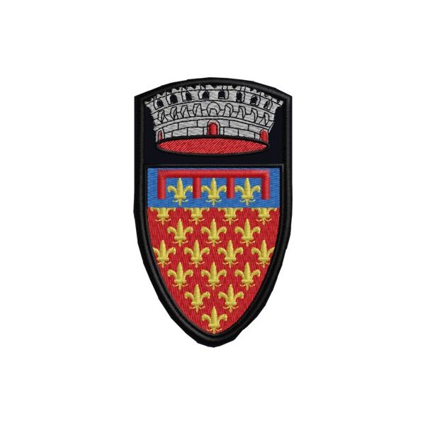 Patch ricamato Stemma comune di Prato Cod.20140220_B