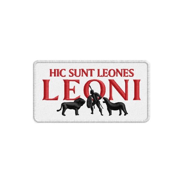 Stemma rettangolare 10 x 5 Hic Sunt Leones Cod.20140221_A