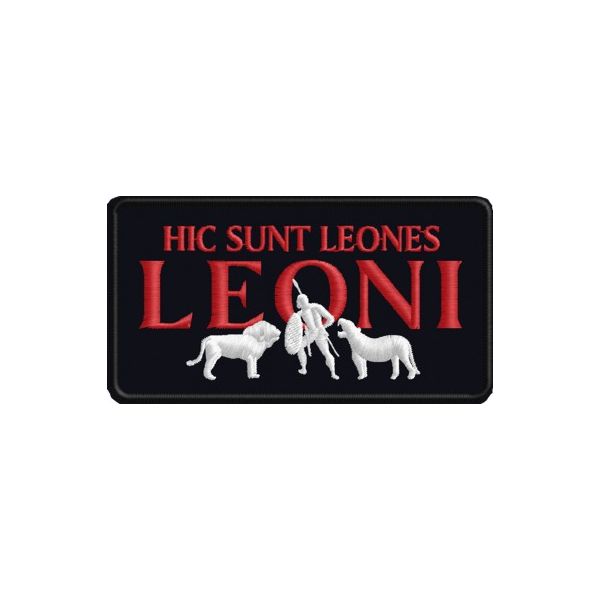 Stemma rettangolare 10 x 5 Hic Sunt Leones Cod.20140221_Ab