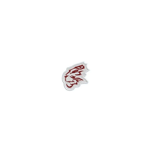 Profilo di una tigre, ricamata misura mm.29x30 Cod.20140222_B