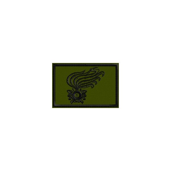 Patch ricamato fiamma Bersaglieri (1) Battaglione cod.20140308_B