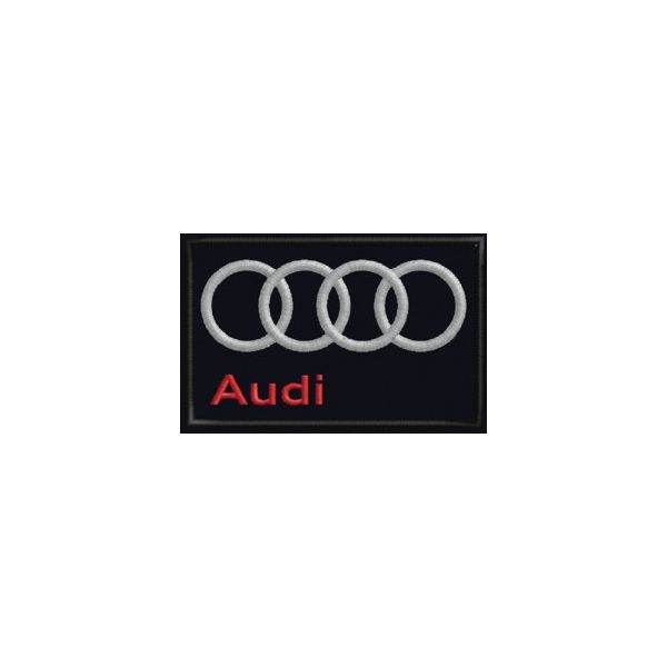 Patch  AUDI Restilyng Logo ricamato  Cod.20140309_A rettangolo