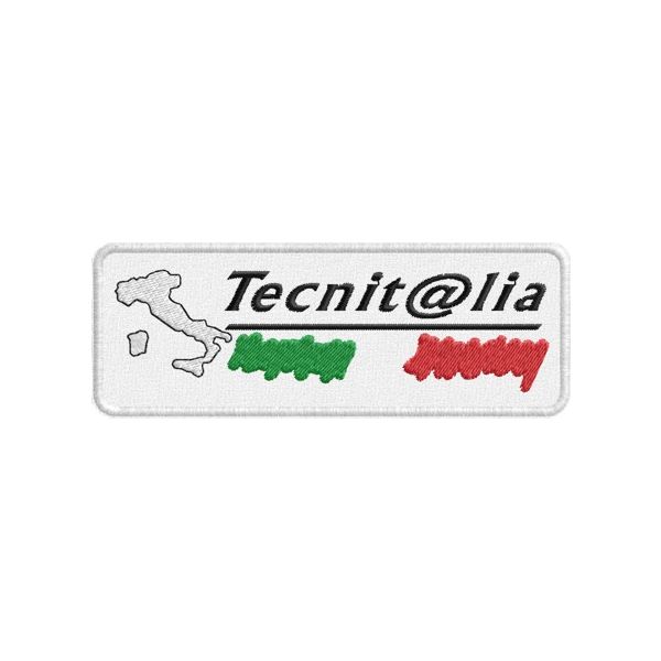 Patch ricamato TECNITALIA cod.20140311_A