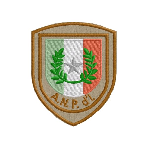 Patch pers. A.N.P.D.L. ITALIA su TAN Cod. 20140312_B 