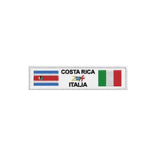 Patch girone gruppo E Costa rica Italia cod.20140315_E24