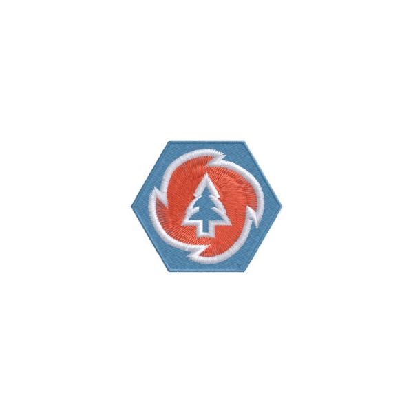 Logo esagonale UNICONFORT su mm. 60,x  alt.mm.50 Cod.20140318_A