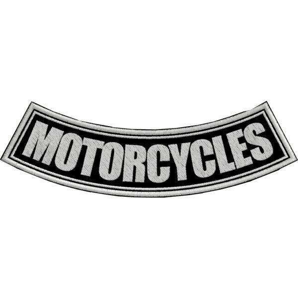 Patch curvato da schiena giubb.  MOTORCYCLES Cod.20140405_B
