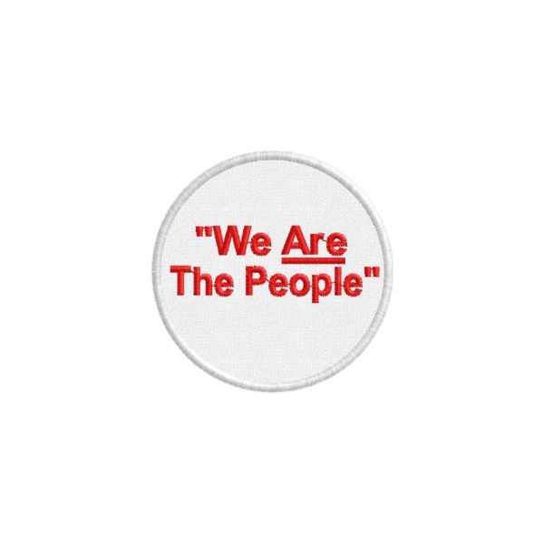 PATCH ricamato We Are the people Cod.20140409_B