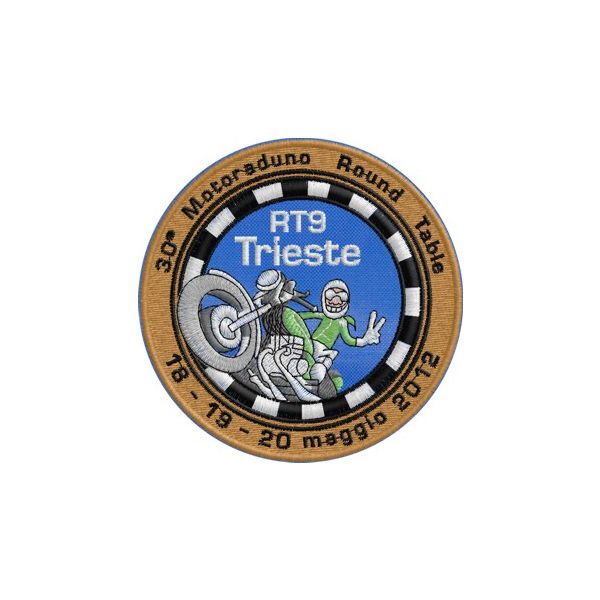 Patch ricamato30 Motoraduno Round Table Trieste Cod.20140515_A