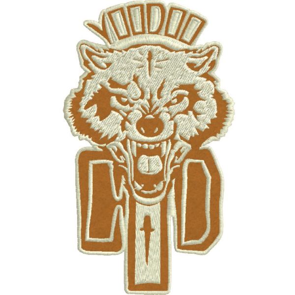 Patch Ricamato Lup CId Woodoo Cod20140525_A