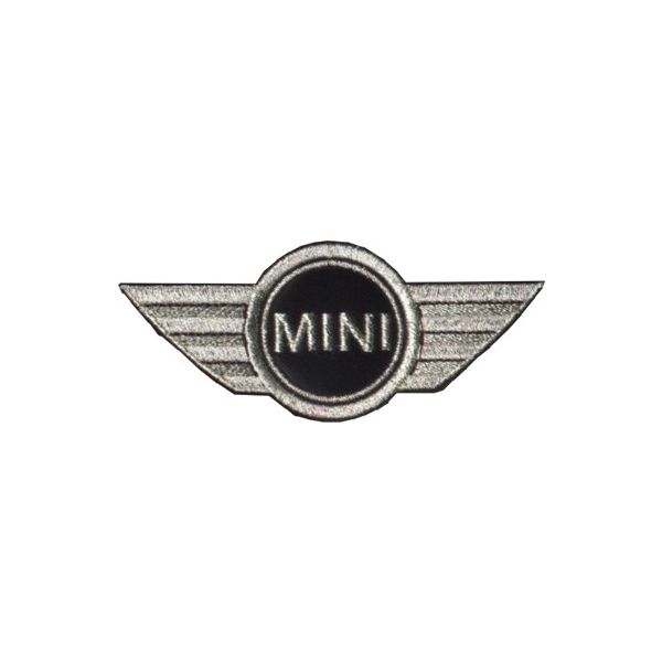 Logo MINI ricamato su base cm. 10 cod.20140529_A