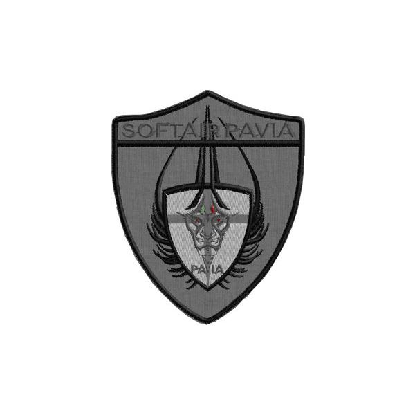 Patch ricamato  Softair PAVIA Cod. 20140611_A