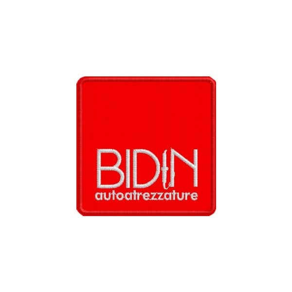 Patch personalizzato BIDIN autoatrezzature Cod.20140622_A