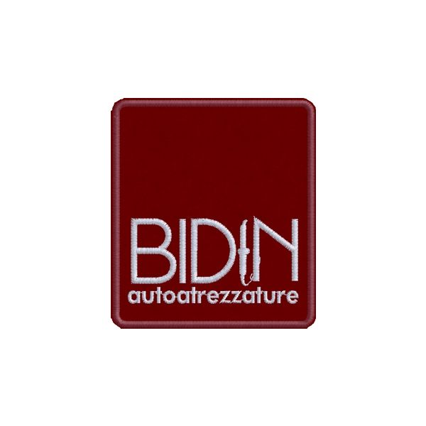 Patch personalizzato BIDIN autoatrezzature Cod.20140622_B