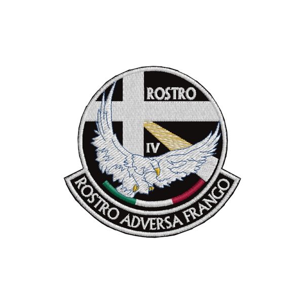 Patch ricamato ROSTRO ADVERSA FRANGO cod.20140624_B