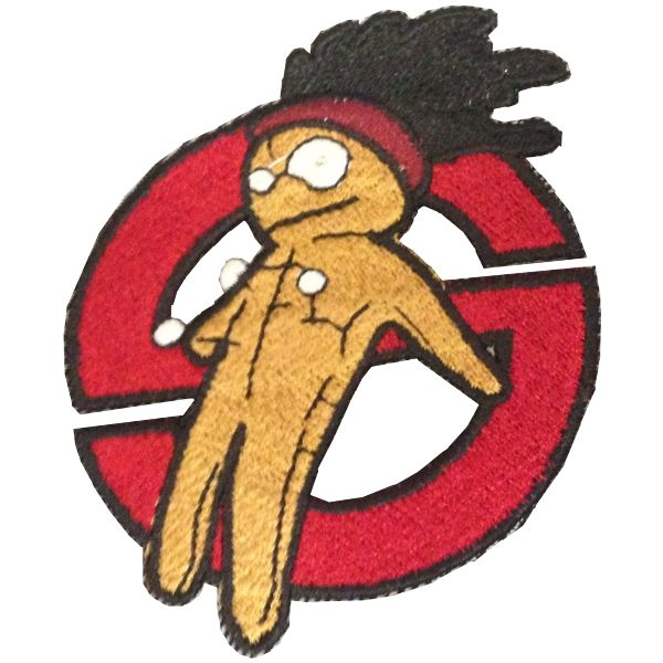 Patch Ricamato Bambolina Woodoo Cod.20140626_A