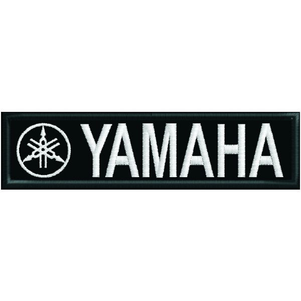 Stemma, Patch ricamato YAMAHA Cod.20140708_B SU BASE GIALLA