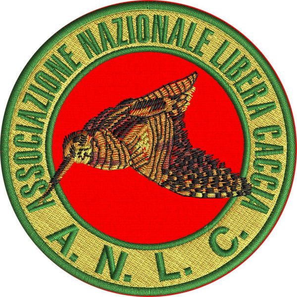 Stemma, cucisivo ricamato Beccaccia A.N.L.C.