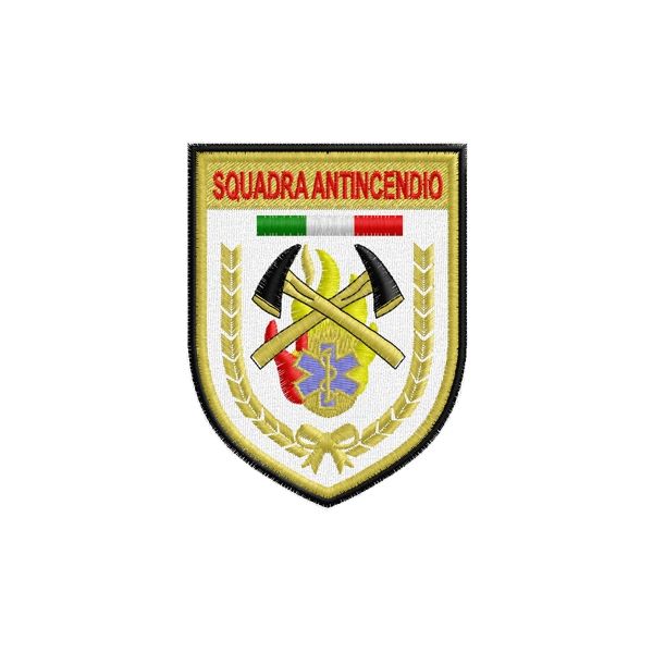 Scudetto Squadra Antincendio  Primo Soccorso Cod.20140720_A