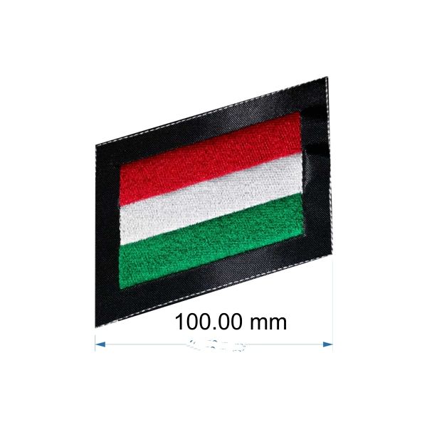 Tricolore italiano su forma romboidale destra cod.20140802_A
