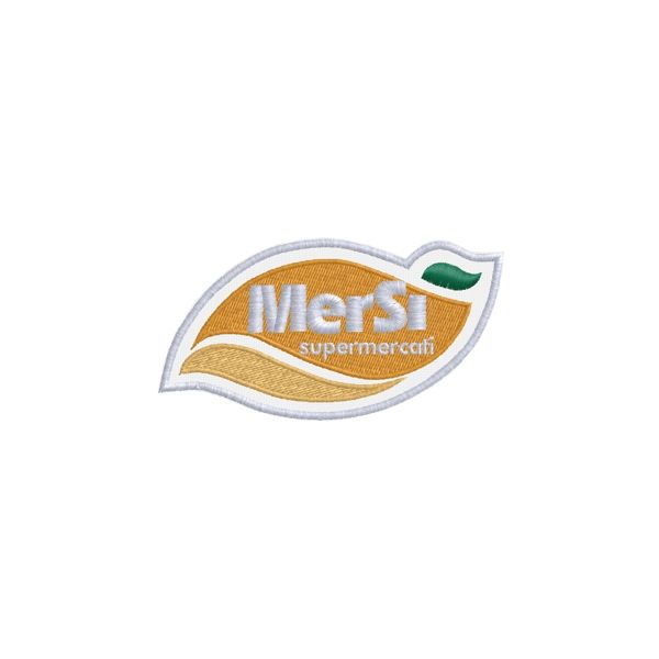 Cucisivo ricamato supermercati MERSI cod.20140805_A