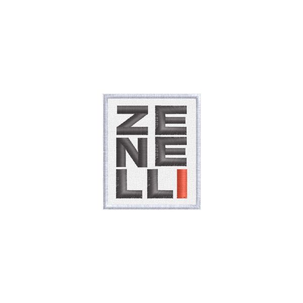 Patch6 x 5 ricamato logo ZENELLI Cod.20140830_B