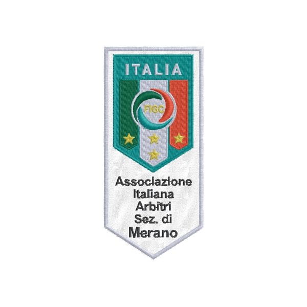 Patch FIGC  Bianco "Ass. Arbitri tua provincia"  Cod.20140901_B