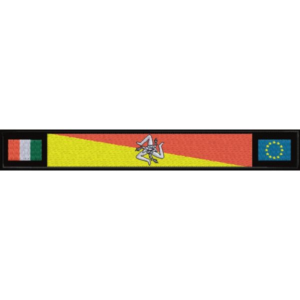 Patch  fascione Italia Sicilia Europa x giubbino d.20141010_B