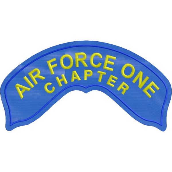 Patch da schiena AIR FORCE ONE  CHAPTER Cod.20141019_A