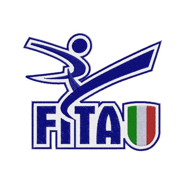 Patch ricamato FITA Taekwondo Cod. 20141020_A