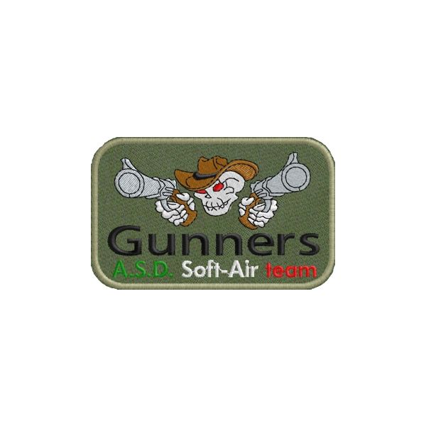 Patch ricamato A.S.D. Gunners Softair  Cod.20141025_A