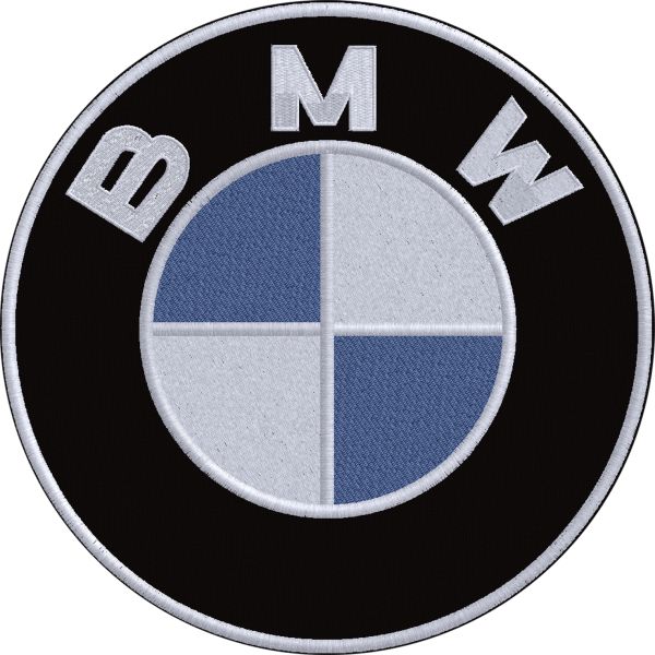Patch ricamato BMW diametro cm. 25 cod. 20141028_A