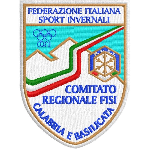 Patch Ricamato COMITATO REGIONALE FISI CALABRIA E BASILICATA