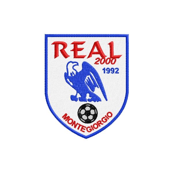 Patch ricamato REAL 2000 MONTEGIORGIO