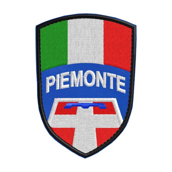 Patch ricamato SCI  PIEMONTE Cod.20141218_B