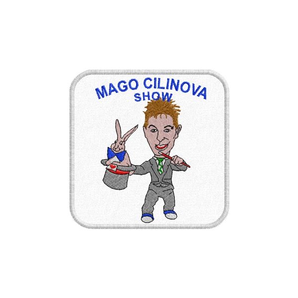 Stemma ricamato cm.08 MAGO CILINOVA cod.20150105_D