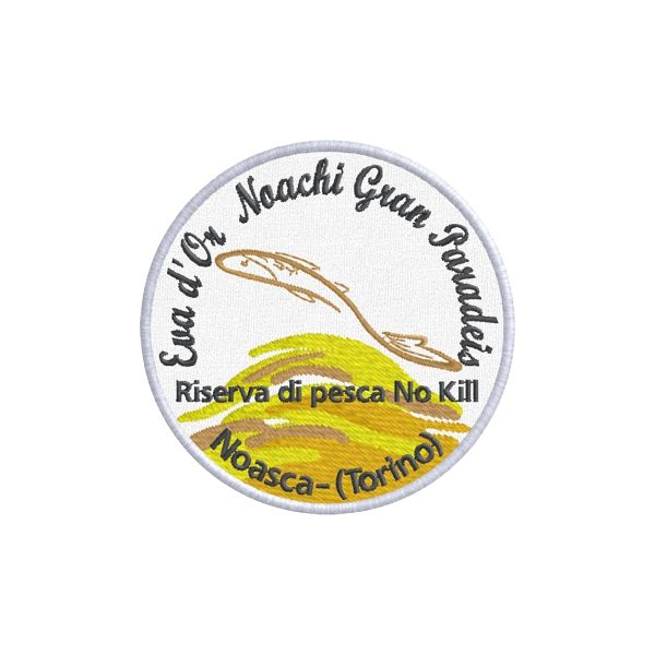 Patch ricamato Variante giallo dorata  Eva d'Or Noachi Gran Paradeis , R