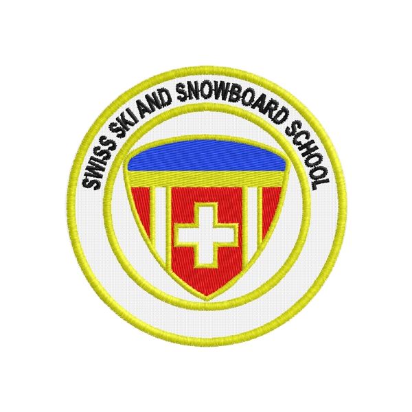 Patch Pers. Swiss Ski e Snowboard diam. cm.7 Cod.20150206_A